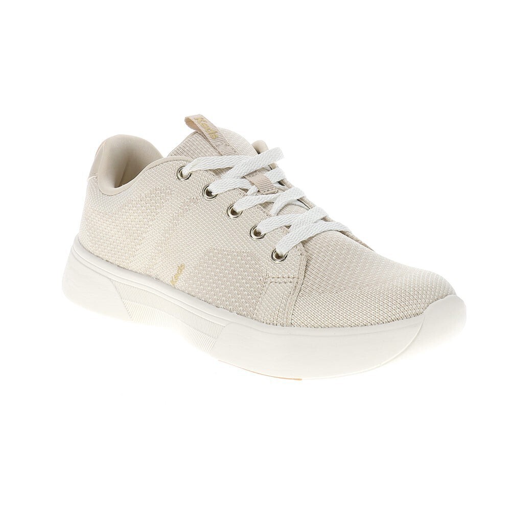 Keds BlissWalk Sneaker Womens US 6.5 Beige Knitted Lace Up Athletic Shoes GAL973